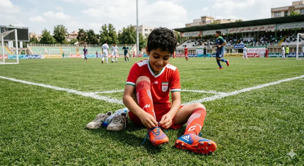 کفش استوک بچگانه پسرانه فوتبالی