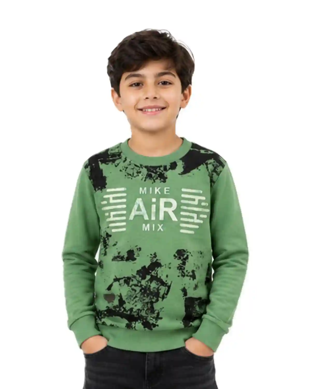 air-olive-green-boys-polo-shirt-front